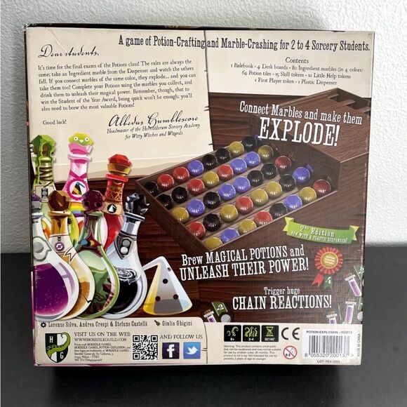 POTION EXPLOSION BOARD GAME 2ND EDITION ITALY HORRIBLE GUILD GAMES - Picture 3 of 5